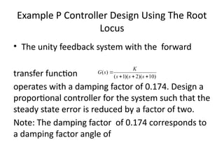 Comprehensive Controller Design Using Root Locus and Nichols Chart ...