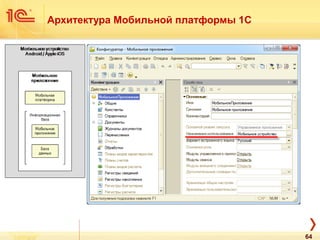 Архитектура Мобильной платформы 1С
64
 