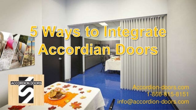 5 Ways To Integrate Accordion Doors