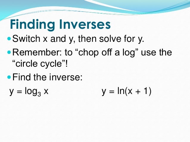 g of properties exponential functions form functions 8.4 logarithmic