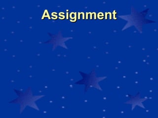 Assignment 