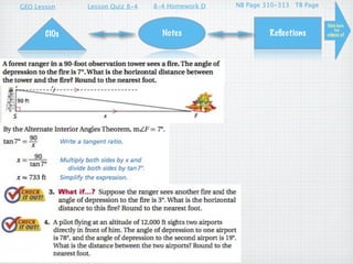 GEO Lesson    Lesson Quiz 8-4   8-4 Homework D   NB Page 310-313 TB Page


                                                                           Click here
                                                                               for
       CIOs                       Notes                   Reﬂections       videos of




                                     4
 