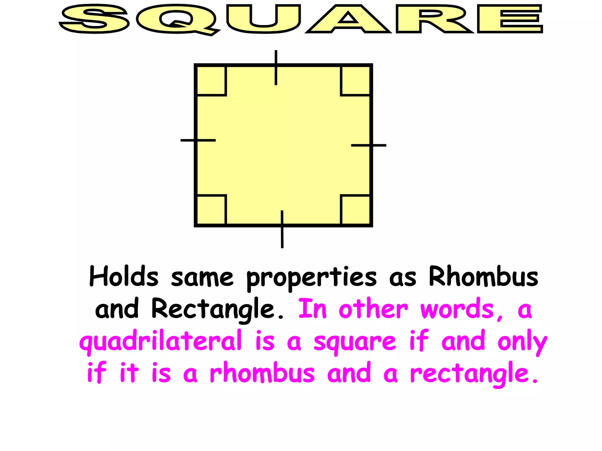 8.4 Properties Of Rhombuses Rectangles And Squares 8 4 Rhombuses, Rectangles, And Squares | PPT