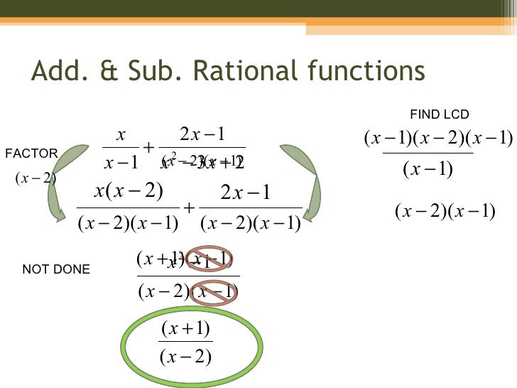 8 5 adding and subtracting rational expressions