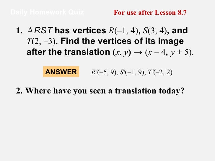 8.7 translations and rotations 2