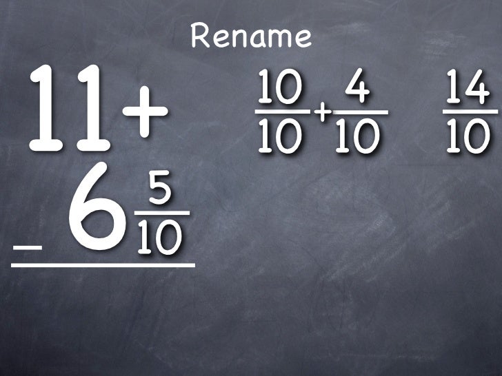 8-8 Subtracting Mixed Numbers