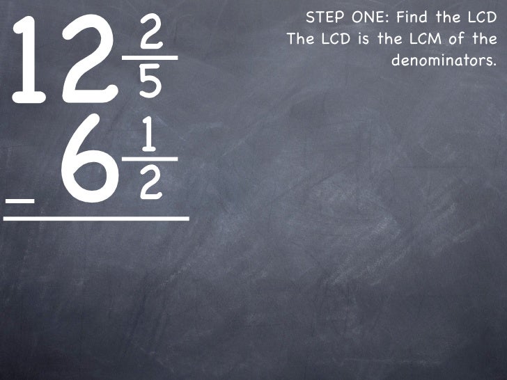 8-8 Subtracting Mixed Numbers