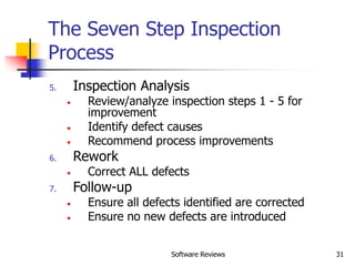 6 Step Defect Analysis Topic: Software Reviews Presentation.pptx