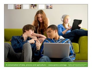 A conversation of data, process and agriculture – www.aprecs.com/agx © ApRecs. Trademarks property of their owners.
1-888-610-4230 - Published: Winter 14/15
 