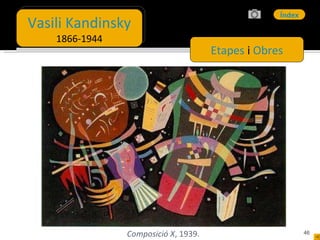 Vasili Kandinsky 1866-1944 Composició X , 1939. Etapes  i  Obres 