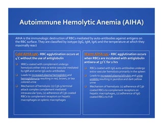 Autoimmune Hemolytic Anemia - CAD Market Brief (071213) | PDF