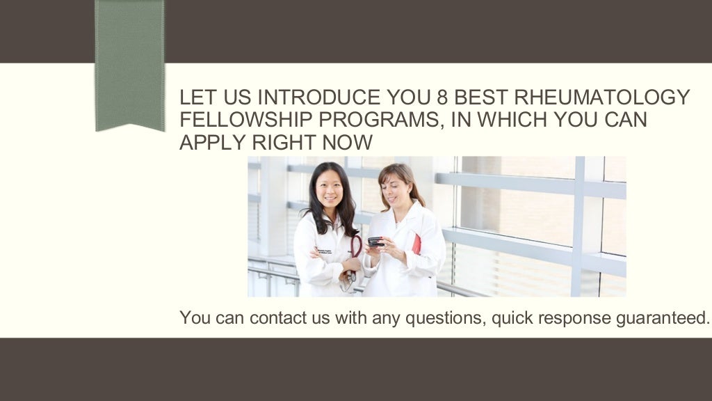 Fellowship In Rheumatology In India 8 best rheumatology fellowship programs