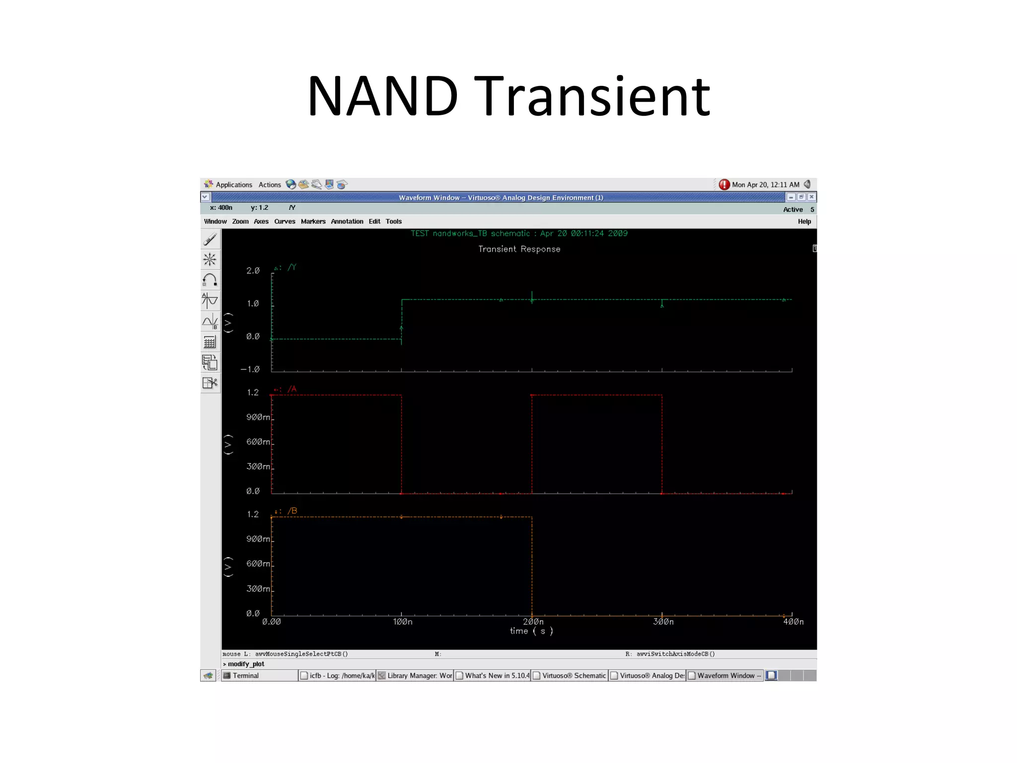 NAND Transient