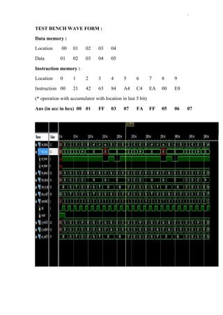 8 bit single cycle processor | PDF