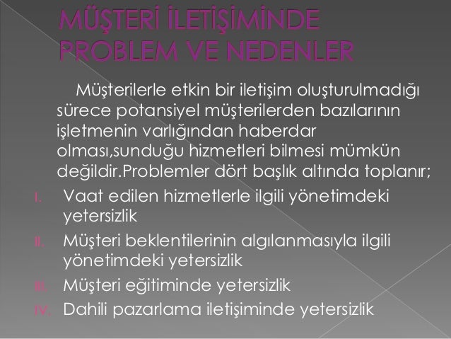 7. bölüm pazarlama ilkeleri Müşteri İlişkileri Yönetimi