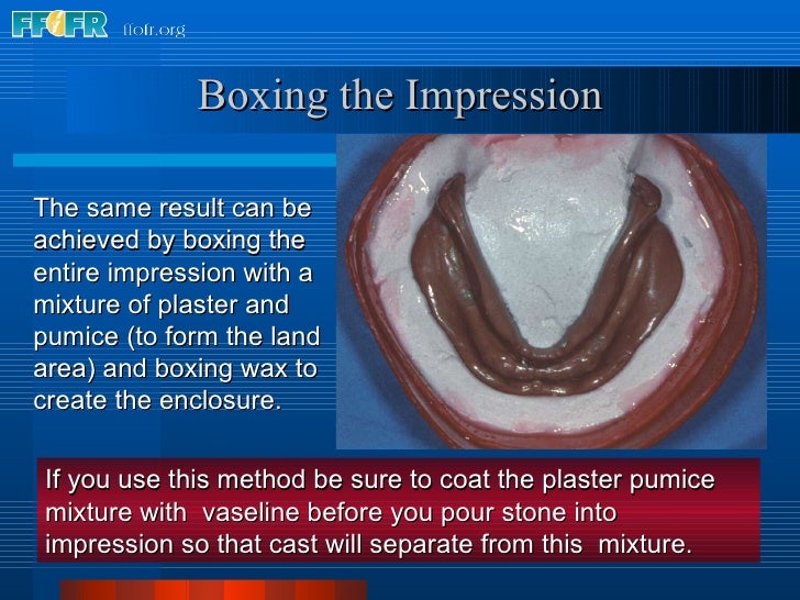 8.boxing impressions and making casts