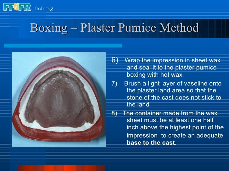 8.boxing impressions and making casts