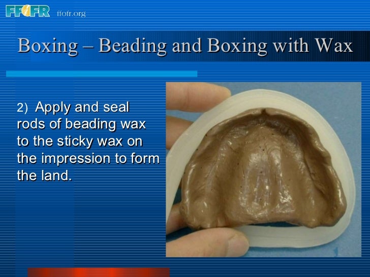 8.boxing impressions and making casts