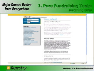 1. Pure Fundraising Tools: Matching Gifts 