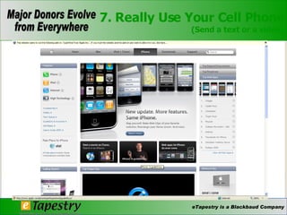 7. Really Use Your Cell Phone (Send a text or a video) 