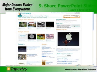 9. Share PowerPoint Slides (Save a tree or two!) 