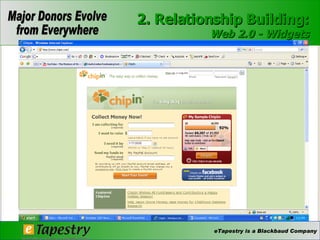 2. Relationship Building: Web 2.0 - Widgets 
