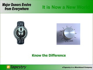 Know the Difference It is Now a New World 