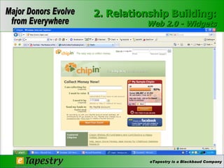 2. Relationship Building: Web 2.0 - Widgets 