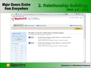 2. Relationship Building: Web 2.0 - RSS 