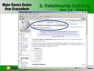 2. Relationship Building: Web 2.0 - Wikipedia 