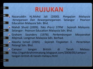 Campurtangan British Di Tanah Melayu 1