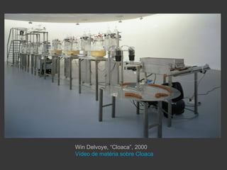 Win Delvoye, “Cloaca”, 2000
Vídeo de matéria sobre Cloaca
 