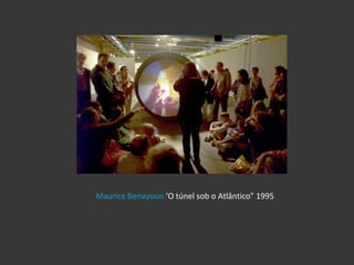 Maurice Benayoun ‘O túnel sob o Atlântico” 1995
 