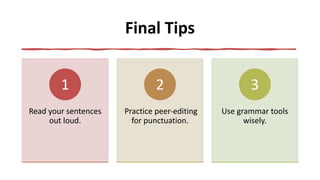 Common Punctuation Errors and Correct Usage for English Teachers | PDF