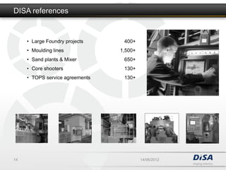 Disa Machine Foundry Layout Complete foundry solution disa | PPTX