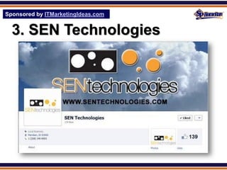 Sponsored by ITMarketingIdeas.com
SPHomeRun.com


  3. SEN Technologies
 
