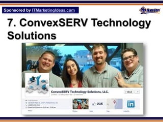 Sponsored by ITMarketingIdeas.com
SPHomeRun.com


 7. ConvexSERV Technology
 Solutions
 