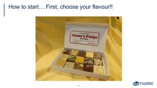 How to start… First, choose your flavour!!
33
 