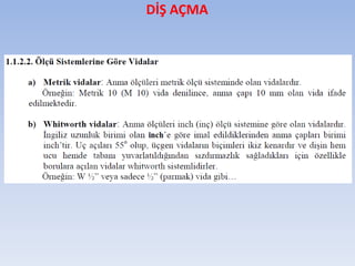 DİŞ AÇMA
 