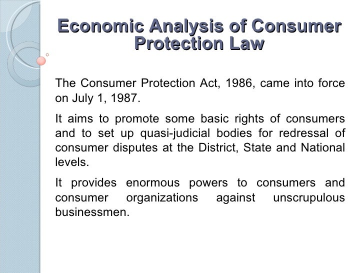 Economic Analysis Of Law - 