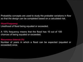Hydrology Estimation Of Peak Flood Discharge Ppt