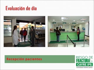Recepción   pacientes 