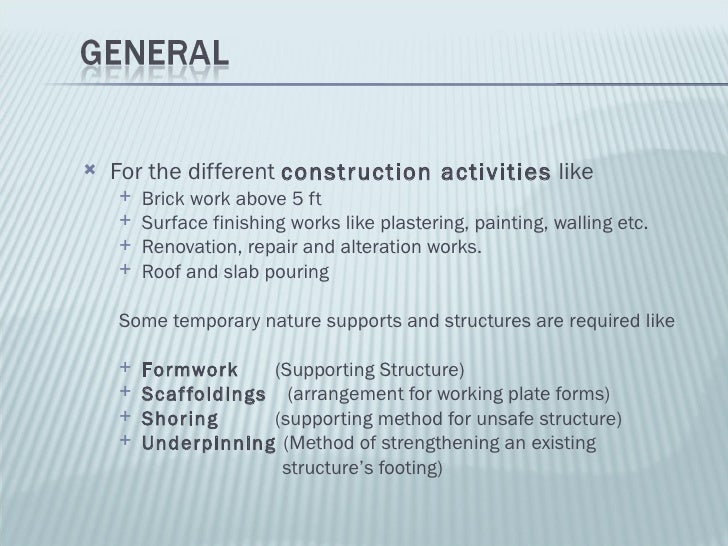 building construction 8 formworks and scaffoldings finishing works in construction