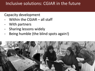Session 8 GDI: The future for the CGIAR by Jimmy Smith