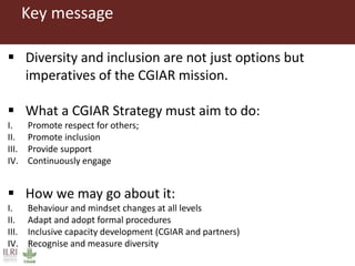 Session 8 GDI: The future for the CGIAR by Jimmy Smith