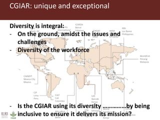 Session 8 GDI: The future for the CGIAR by Jimmy Smith