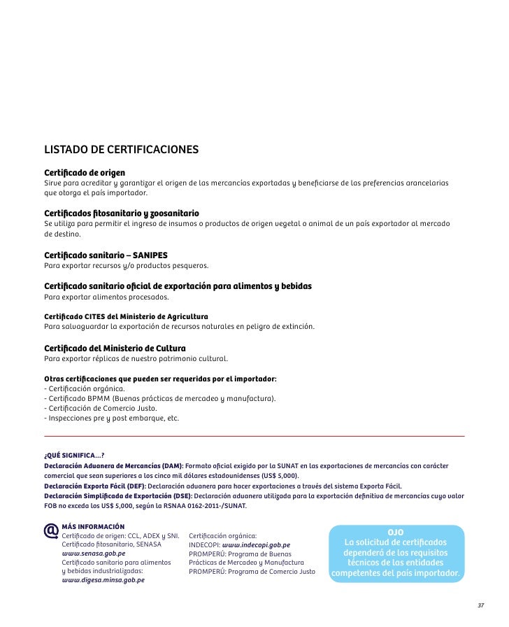 Guía Exportadora 2012 Perú