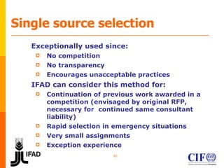 IFAD procurement guidelines | PPT