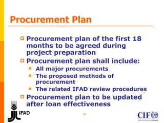 IFAD procurement guidelines | PPT