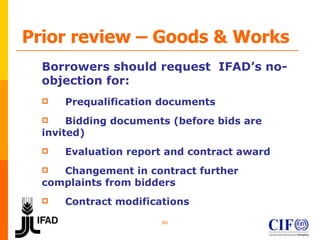 IFAD procurement guidelines | PPT